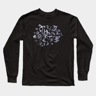 Shadowhunters rune / The mortal instruments - diamond  group of rune - Parabatai - Mundane gift idea Long Sleeve T-Shirt